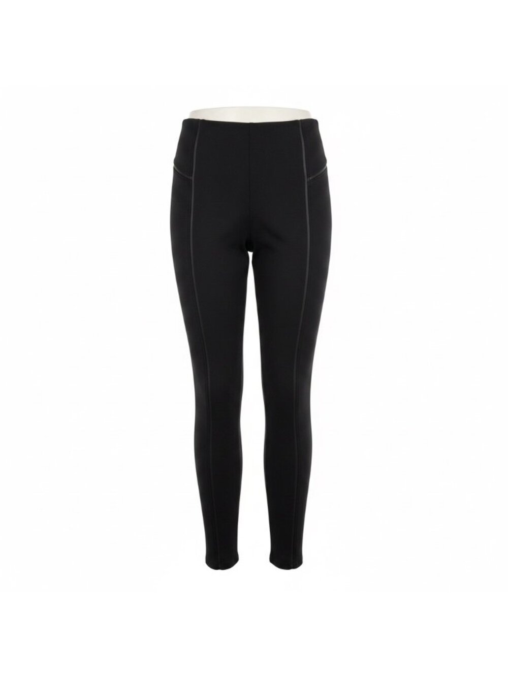 Lysse Womens Black High-Waist Stretch Slimming Leggings Size M